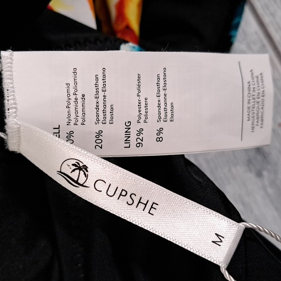 Cupshe Halter Cutout Lace Up One Piece Swimsuit in Black - Picture 12 of 14